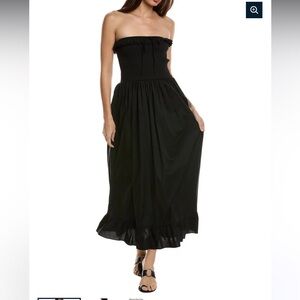 NWT solid and striped dress